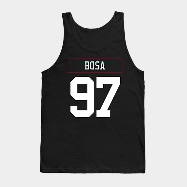 Nick Bosa 49ers Tank Top by telutiga